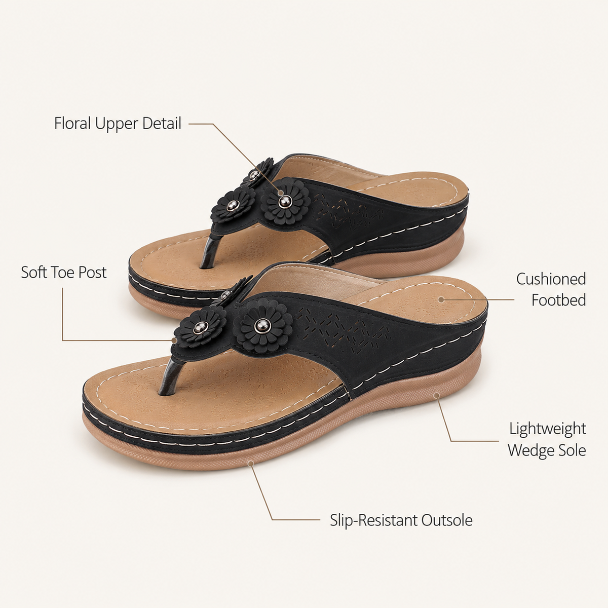 Elise | Comfort Sandals