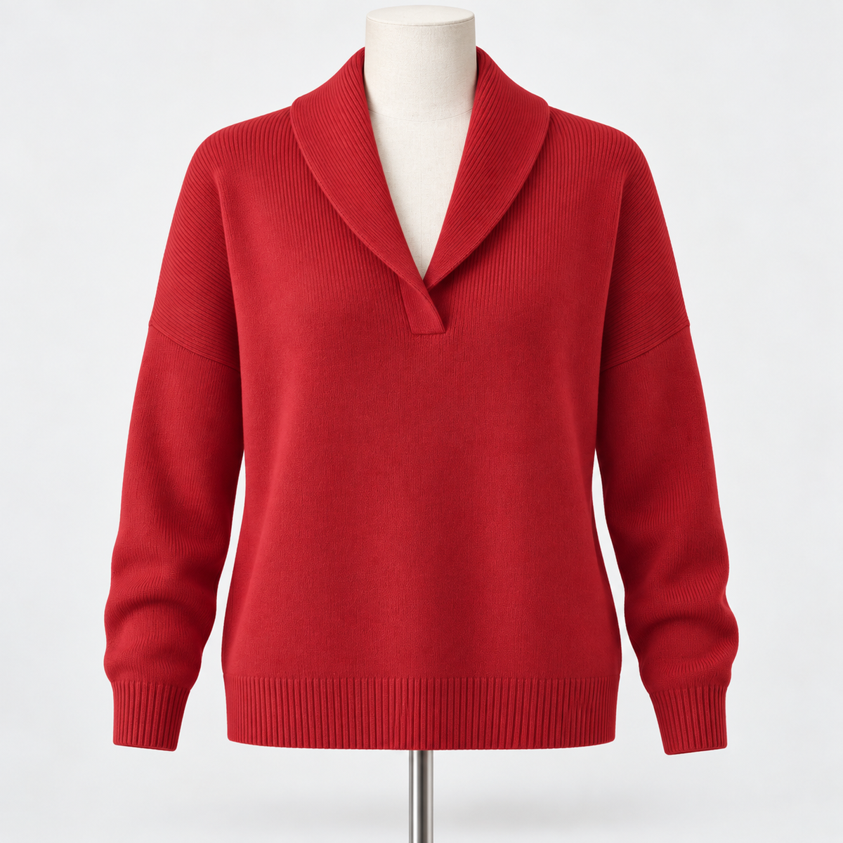 Naomi | Draped V-Neck Sweater