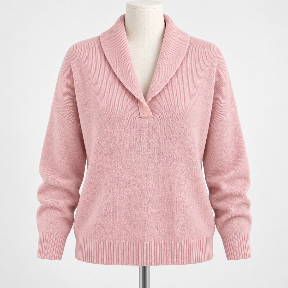 Naomi | Draped V-Neck Sweater
