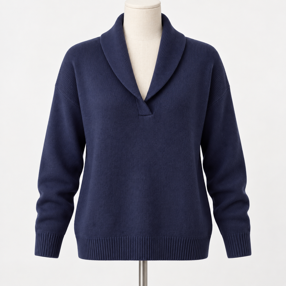 Naomi | Draped V-Neck Sweater