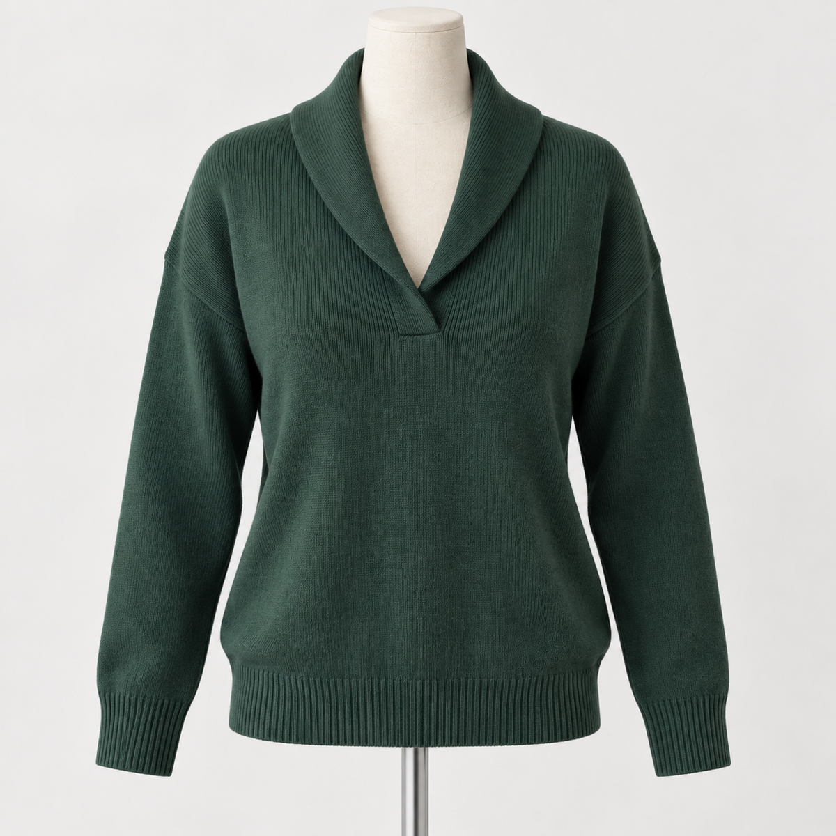 Naomi | Draped V-Neck Sweater