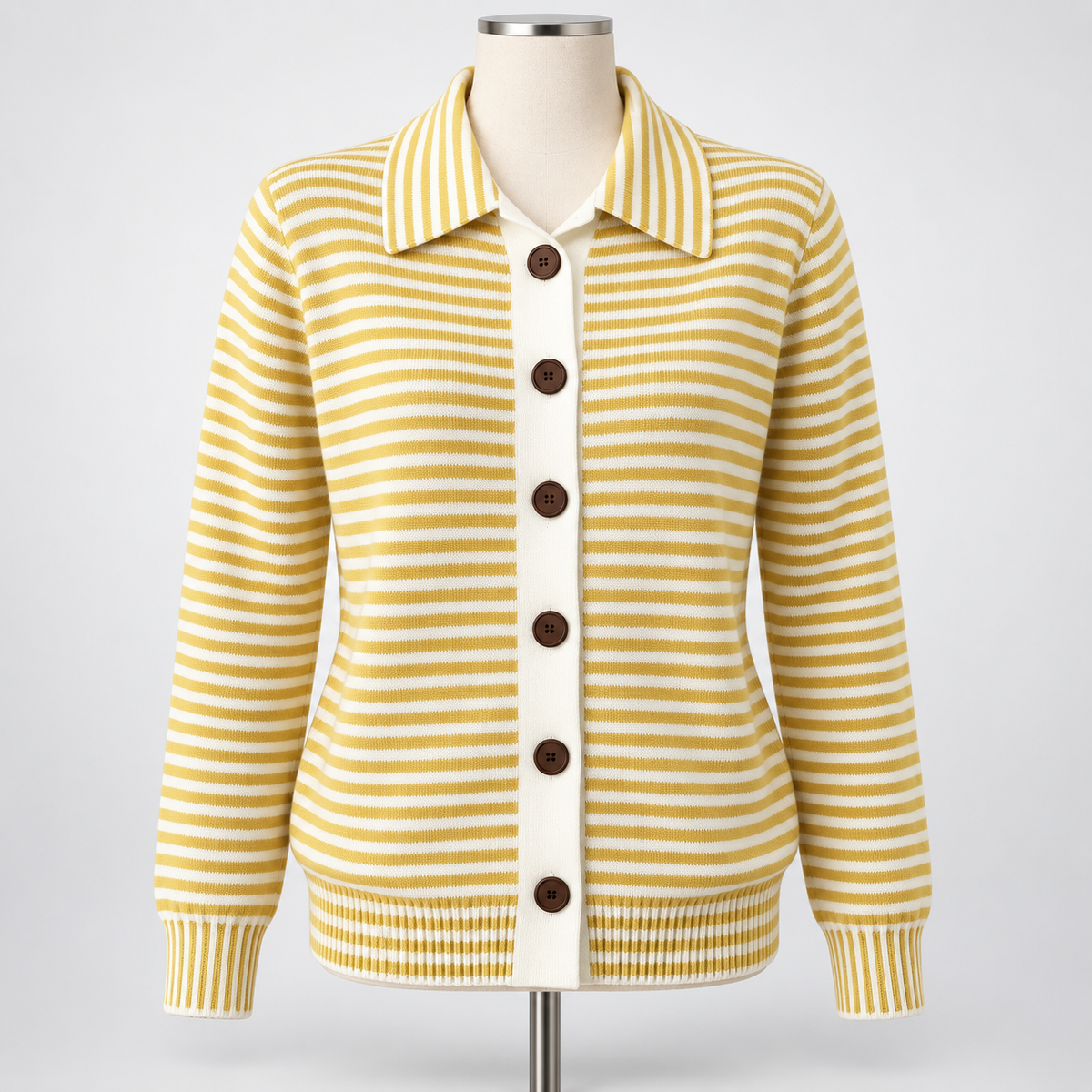 Nala | Striped Button Cardigan