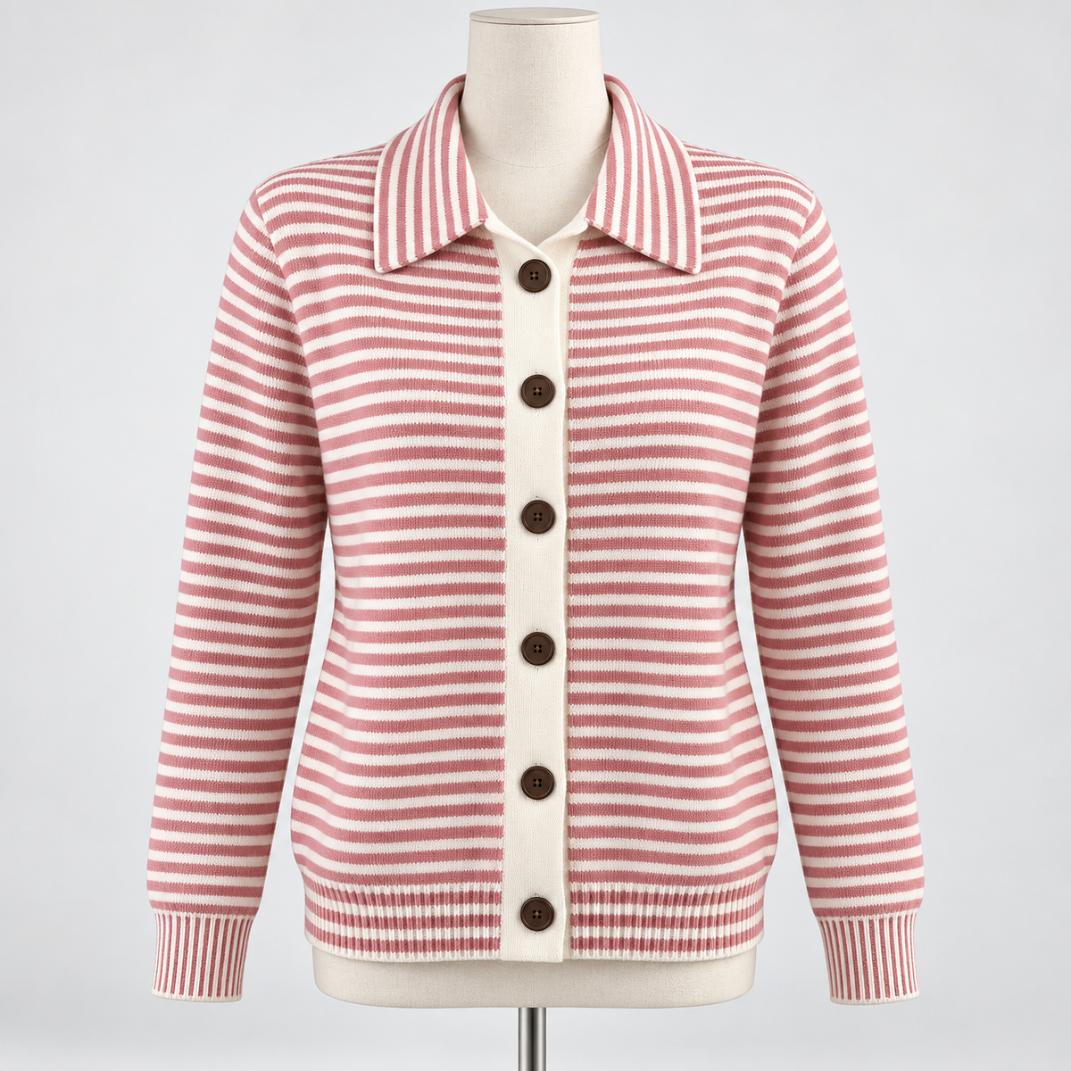 Nala | Striped Button Cardigan