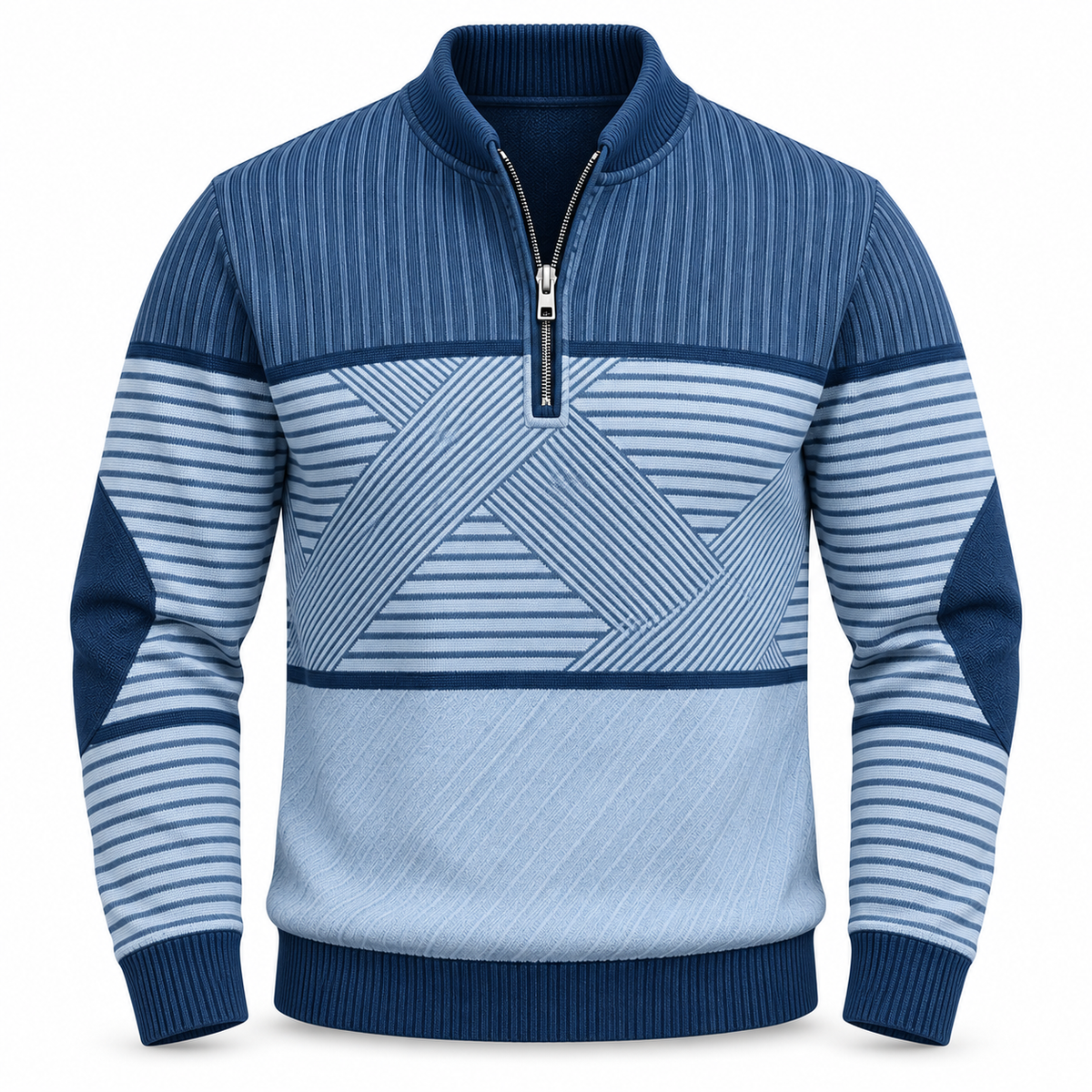 George | Retro Quarter-Zip Sweater