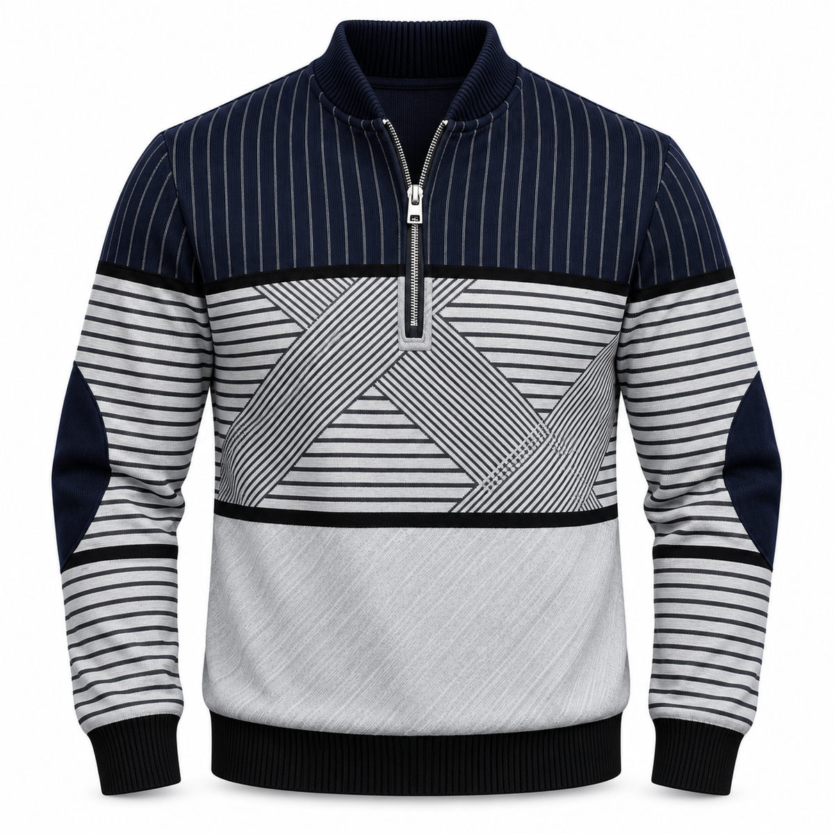 George | Retro Quarter-Zip Sweater