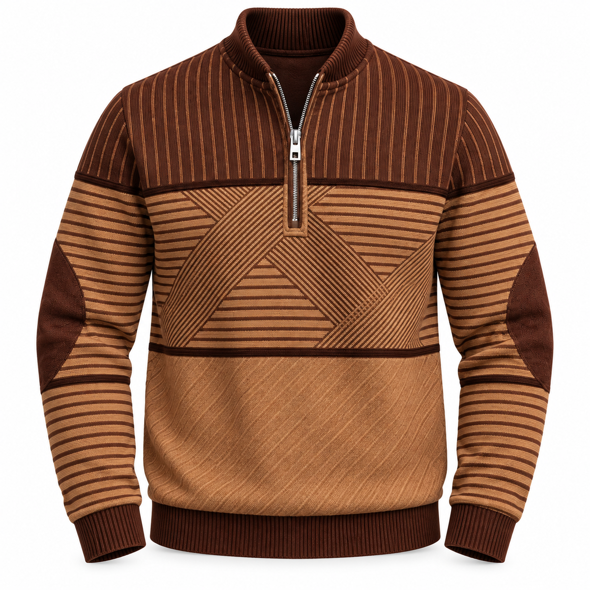 George | Retro Quarter-Zip Sweater
