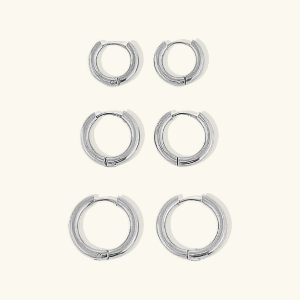 Orbita Hoop Earrings Set