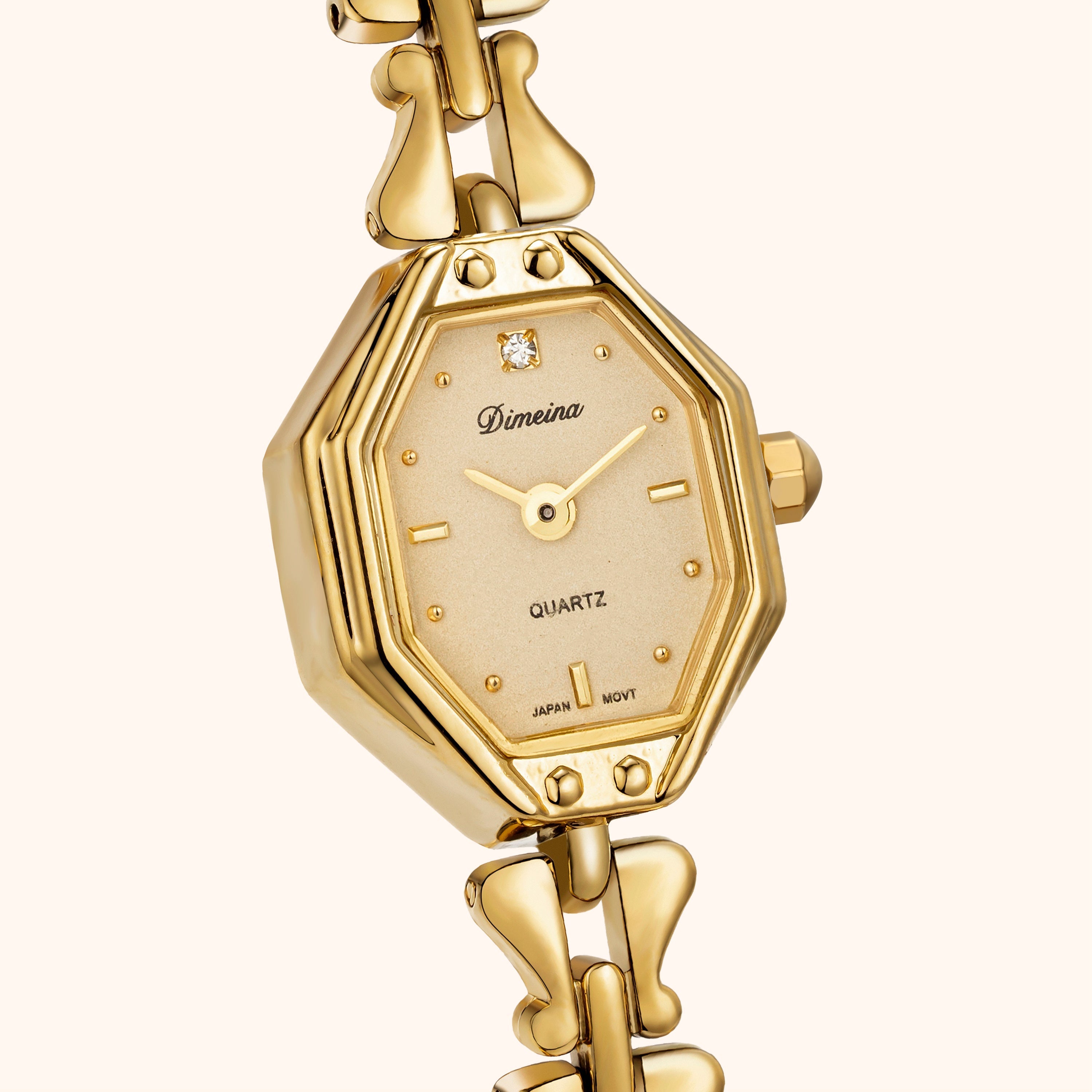 Gold-Colored Ladies Watch – Luxury Vintage Design