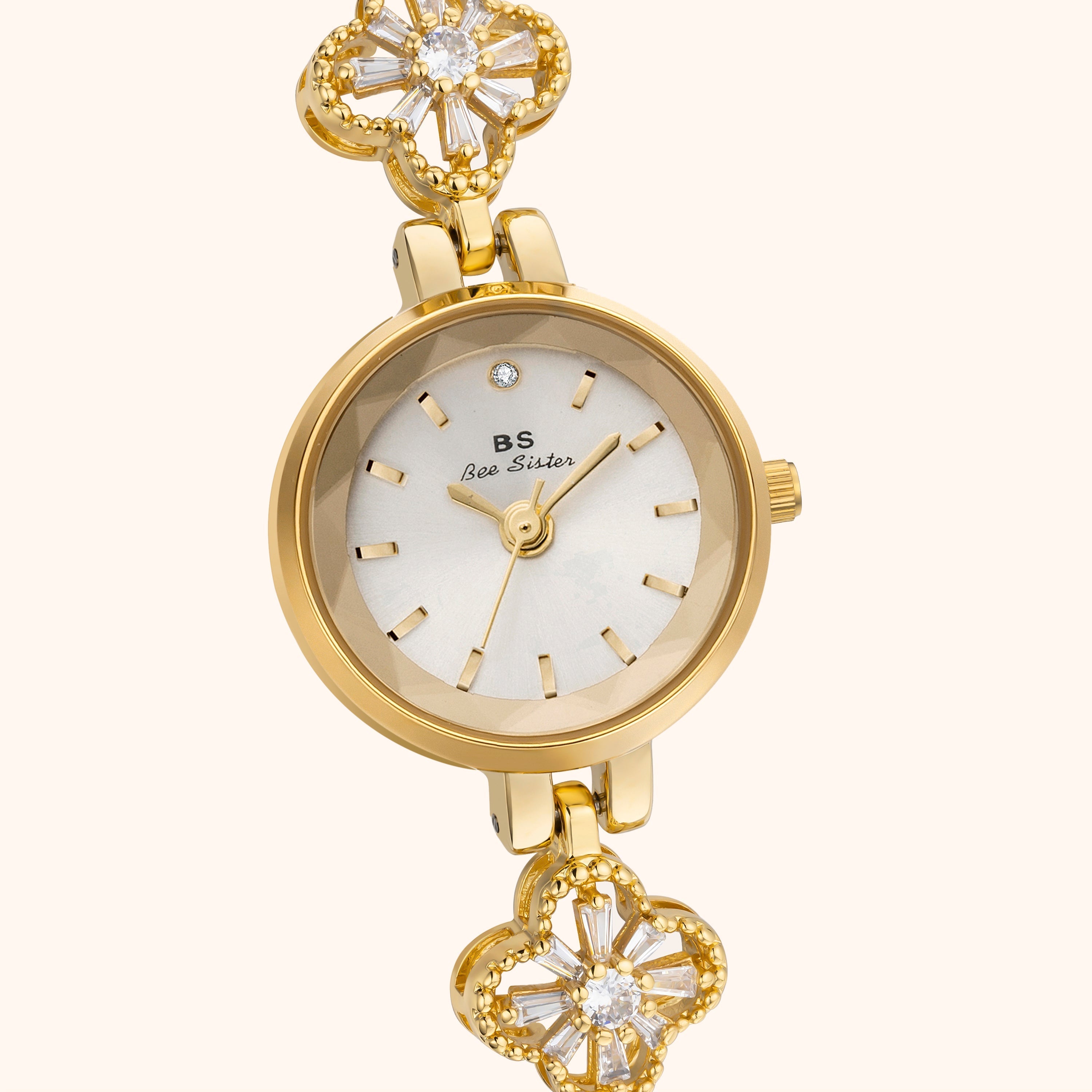 Ladies' Watch Gold – Elegant 23mm Design with Japanese Quartz Movement