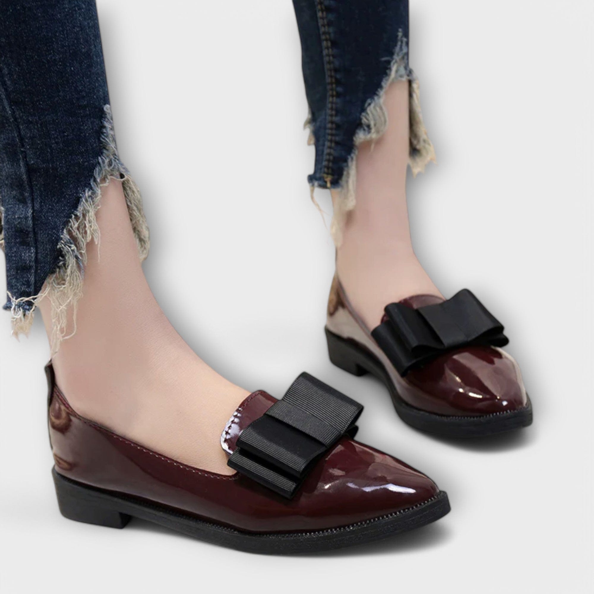 Zaria | Elegant Bow Detail Loafer Loafers