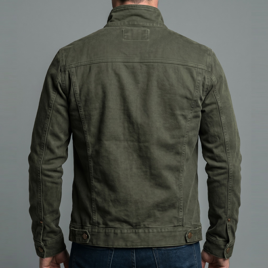 Cazel | Vintage Cotton Jacket with Zip Fastening