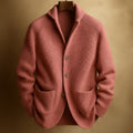 Silvoro - Ribbed Cardigan For Men