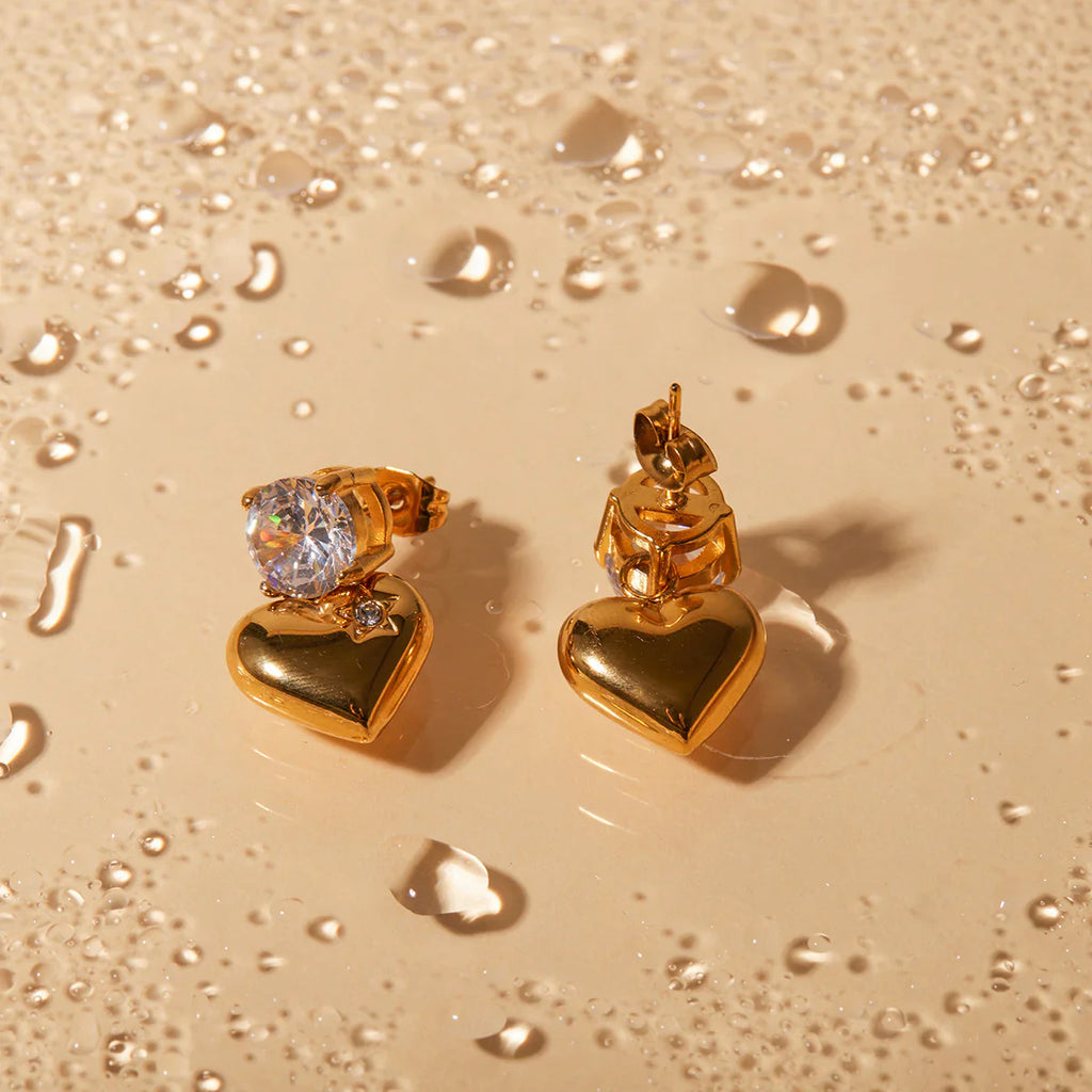 Mila Heart Earrings