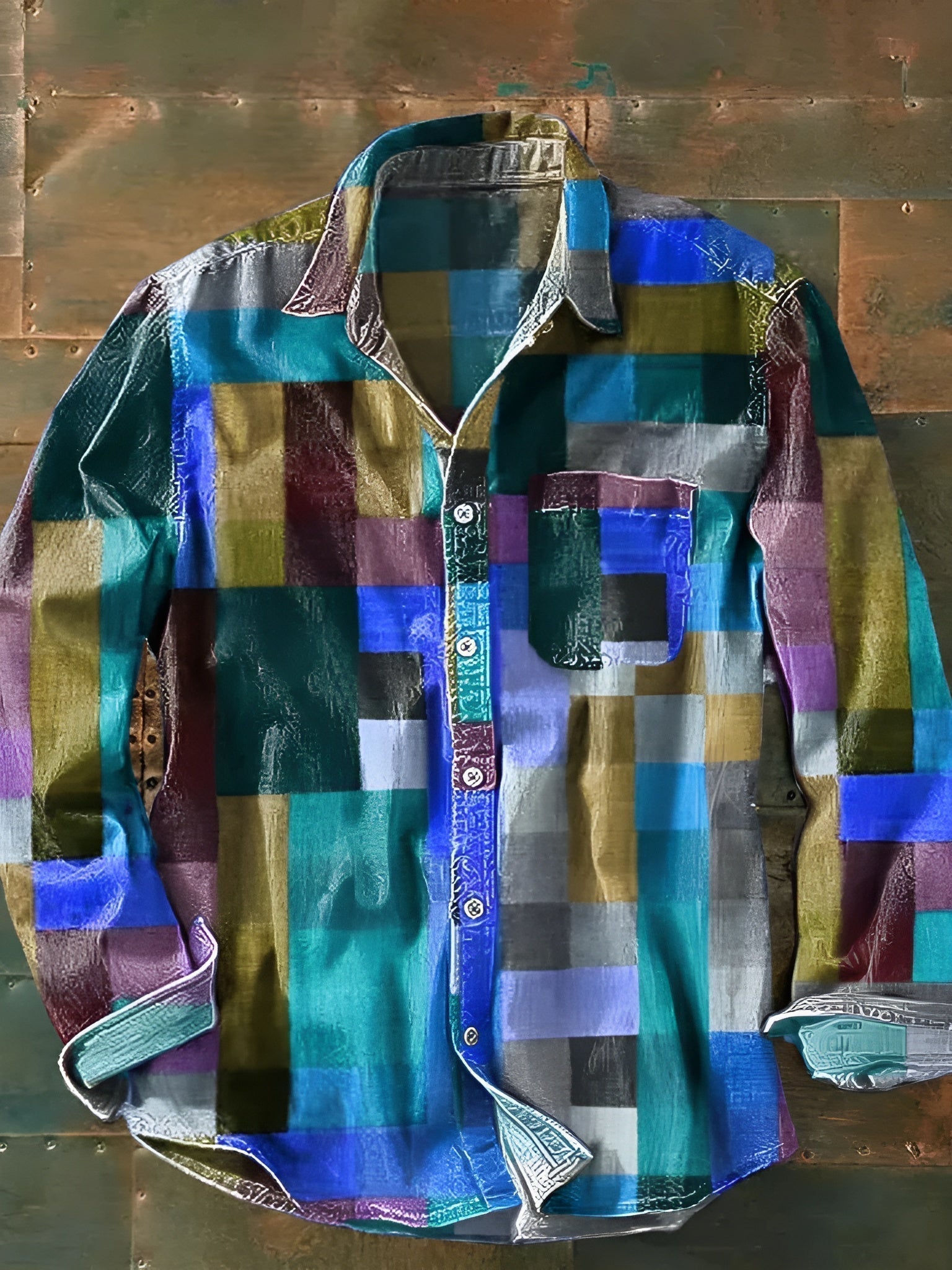 Frank |  Retro Patchwork Shirt