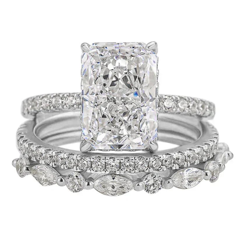 Jaily 3PC Wedding Ring Set