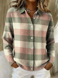 Sylverianne | Pastel Plaid Cardigan