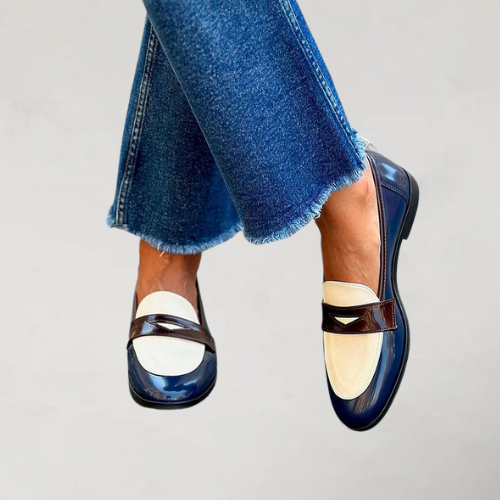 Ashlynn | Navy Blue Loafer