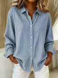 Jacqueline™ | Striped Button-Down Shirt