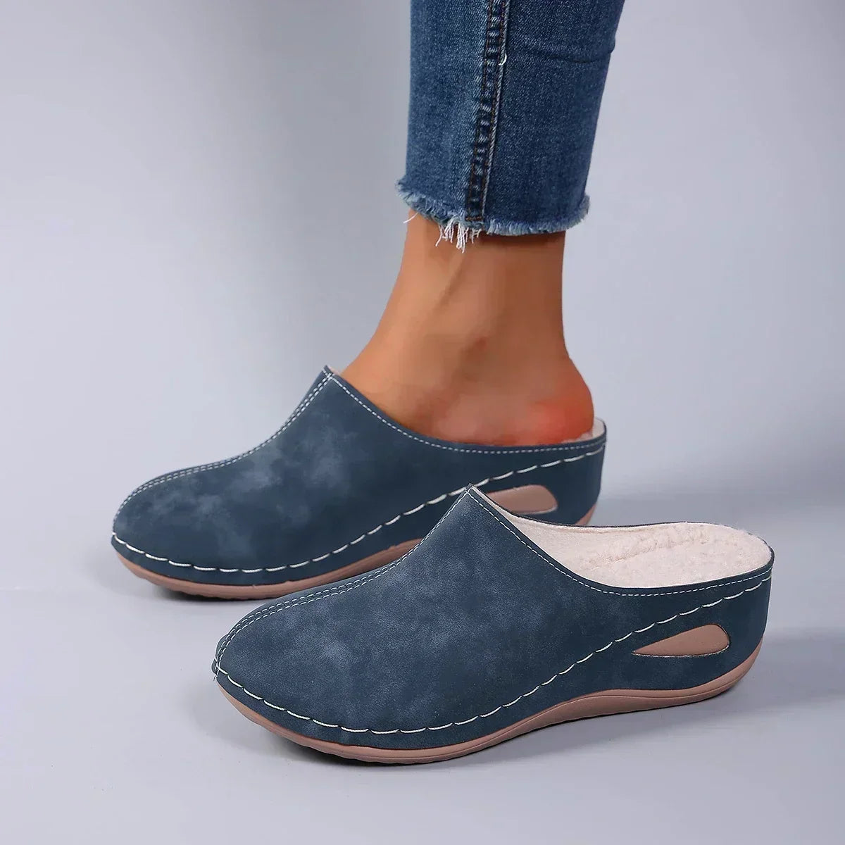 Faye | Warm Faux-Fur Lined Slippers
