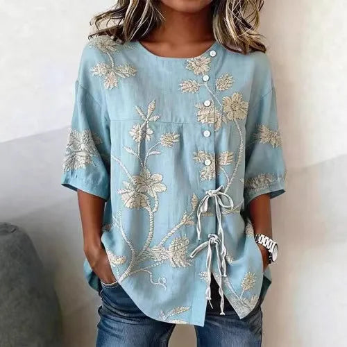 Stella | Elegant Floral Blouse