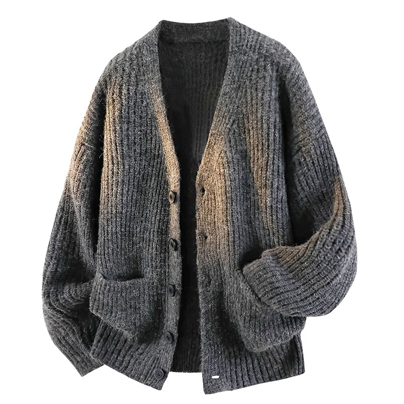 Relaxed V-Neck Cardigan