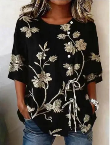 Stella | Elegant Floral Blouse