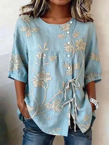 Stella | Elegant Floral Blouse