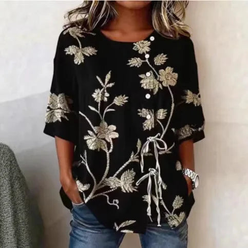 Stella | Elegant Floral Blouse