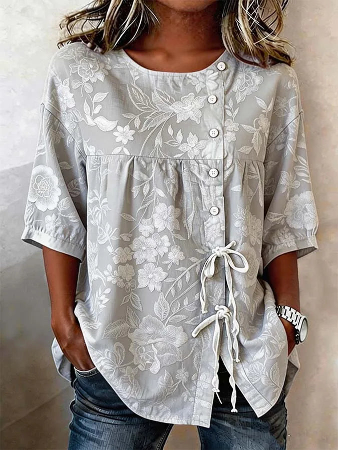 Stella | Elegant Floral Blouse