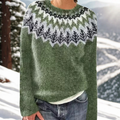 Odessa | Warm Sweater with Classic Winter Details