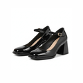 Celeste | Patent Strap Heels