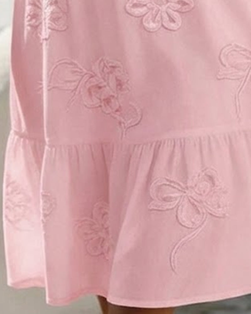 Sophie | Ruffle Midi Dress