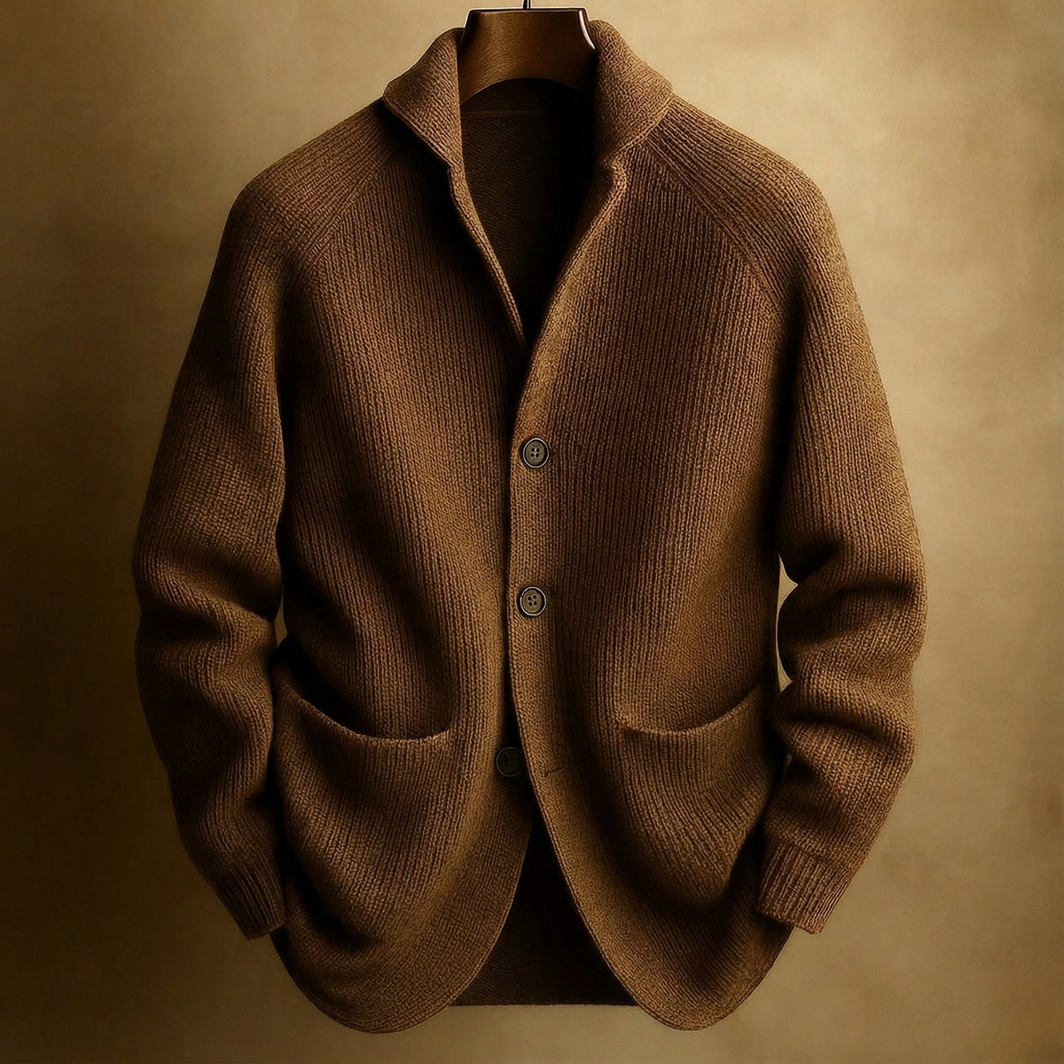 Silvoro - Ribbed Cardigan For Men