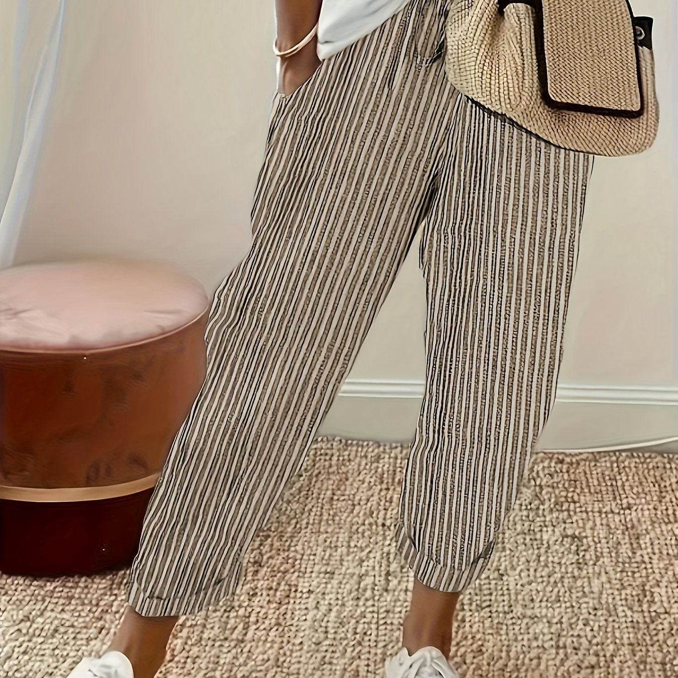 Aaliyah | Striped Casual Pants