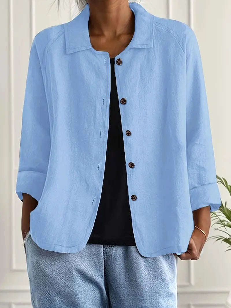 Denise | Retro Cotton Overshirt
