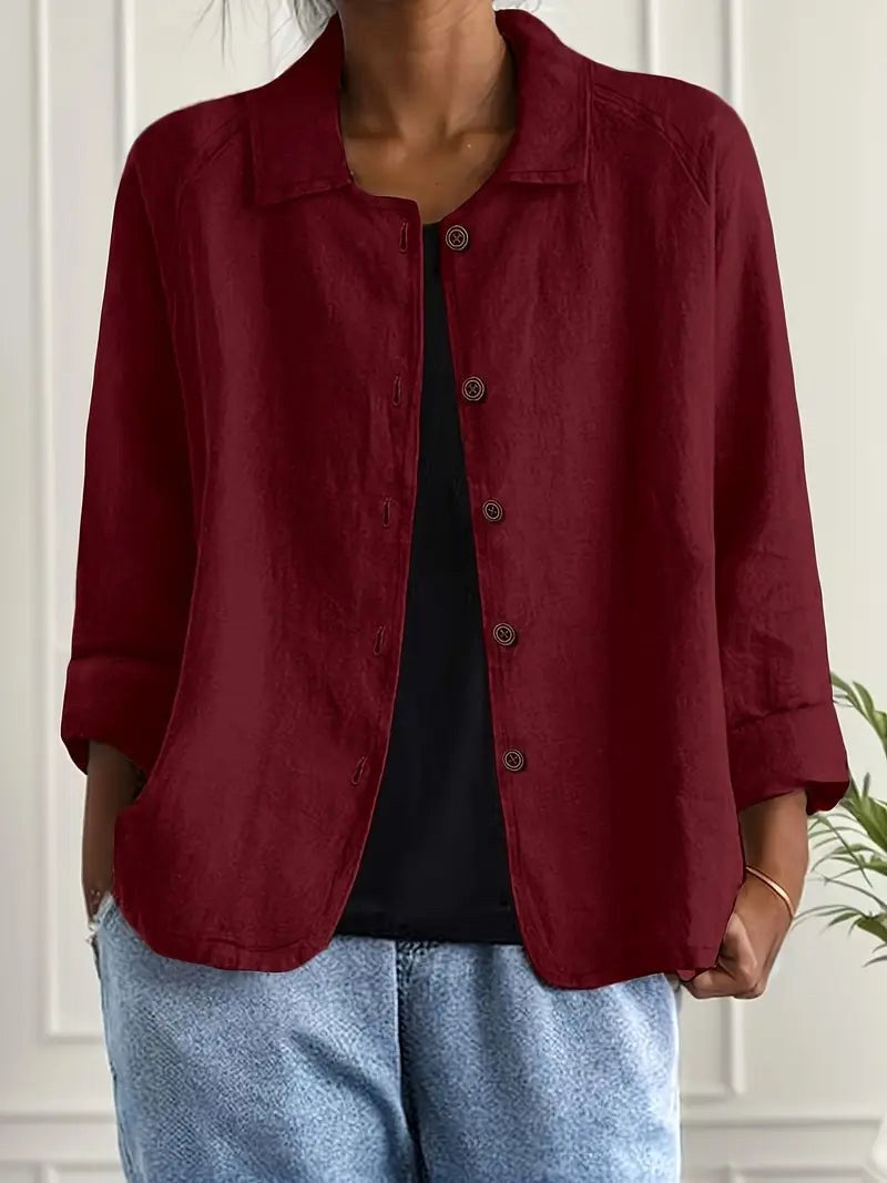 Denise | Retro Cotton Overshirt