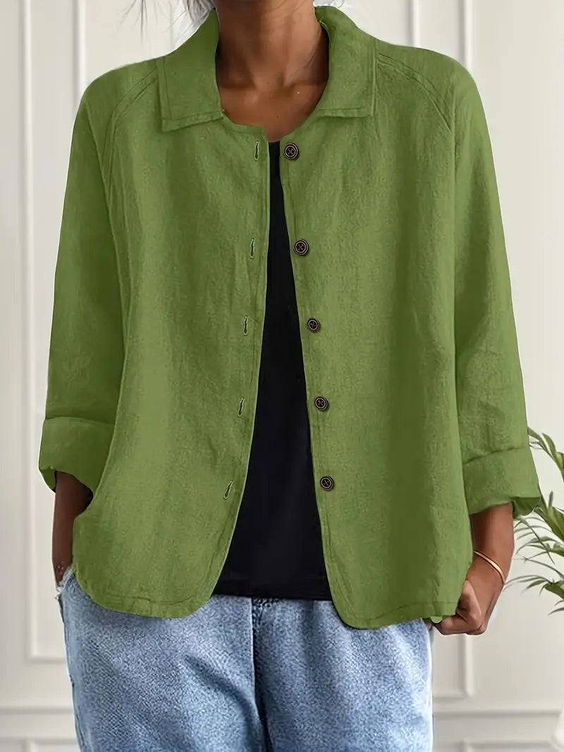 Denise | Retro Cotton Overshirt