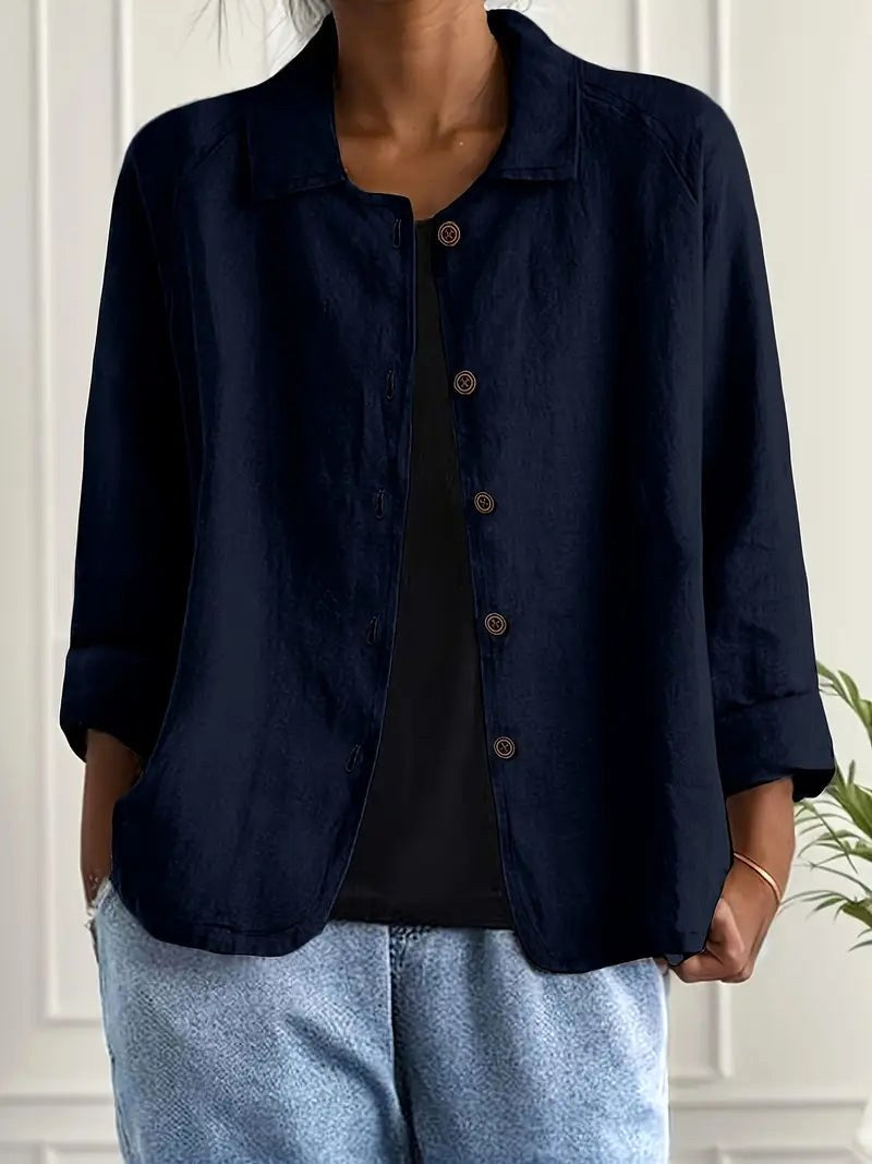 Denise | Retro Cotton Overshirt