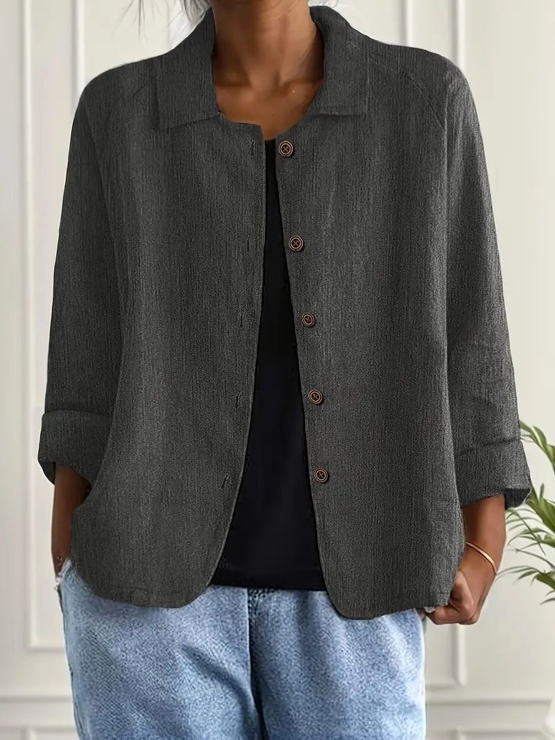 Denise | Retro Cotton Overshirt
