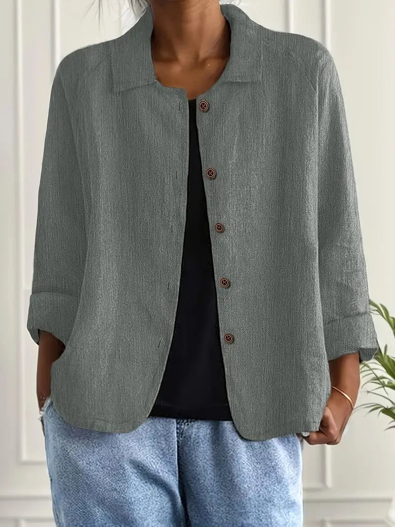 Denise | Retro Cotton Overshirt