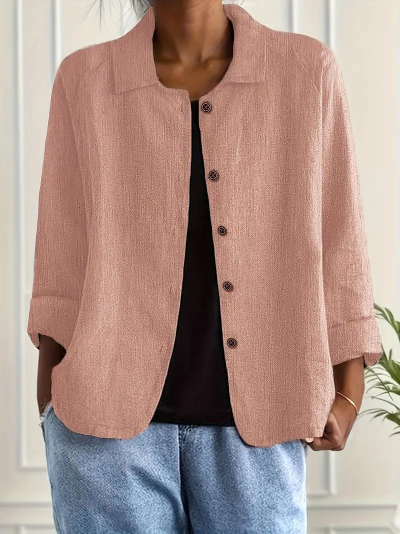 Denise | Retro Cotton Overshirt