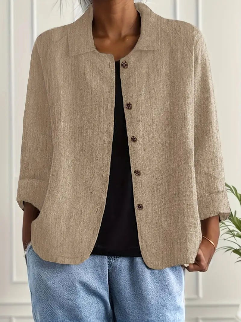 Denise | Retro Cotton Overshirt