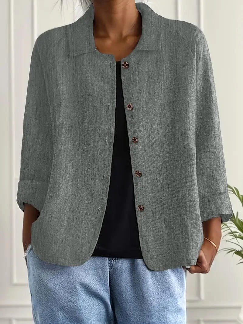 Denise | Retro Cotton Overshirt