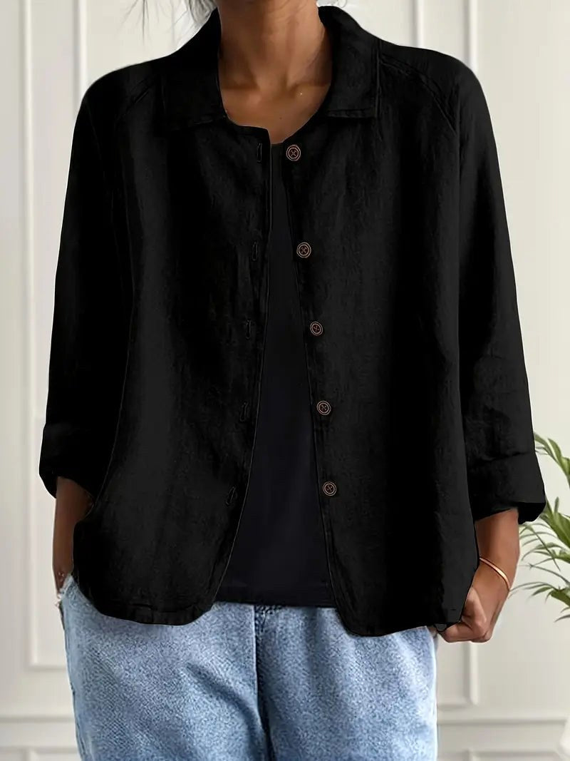 Denise | Retro Cotton Overshirt