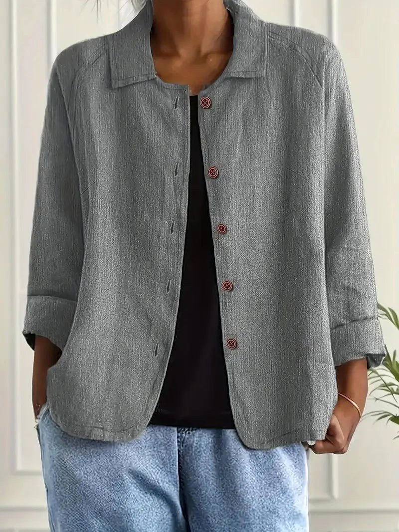 Denise | Retro Cotton Overshirt