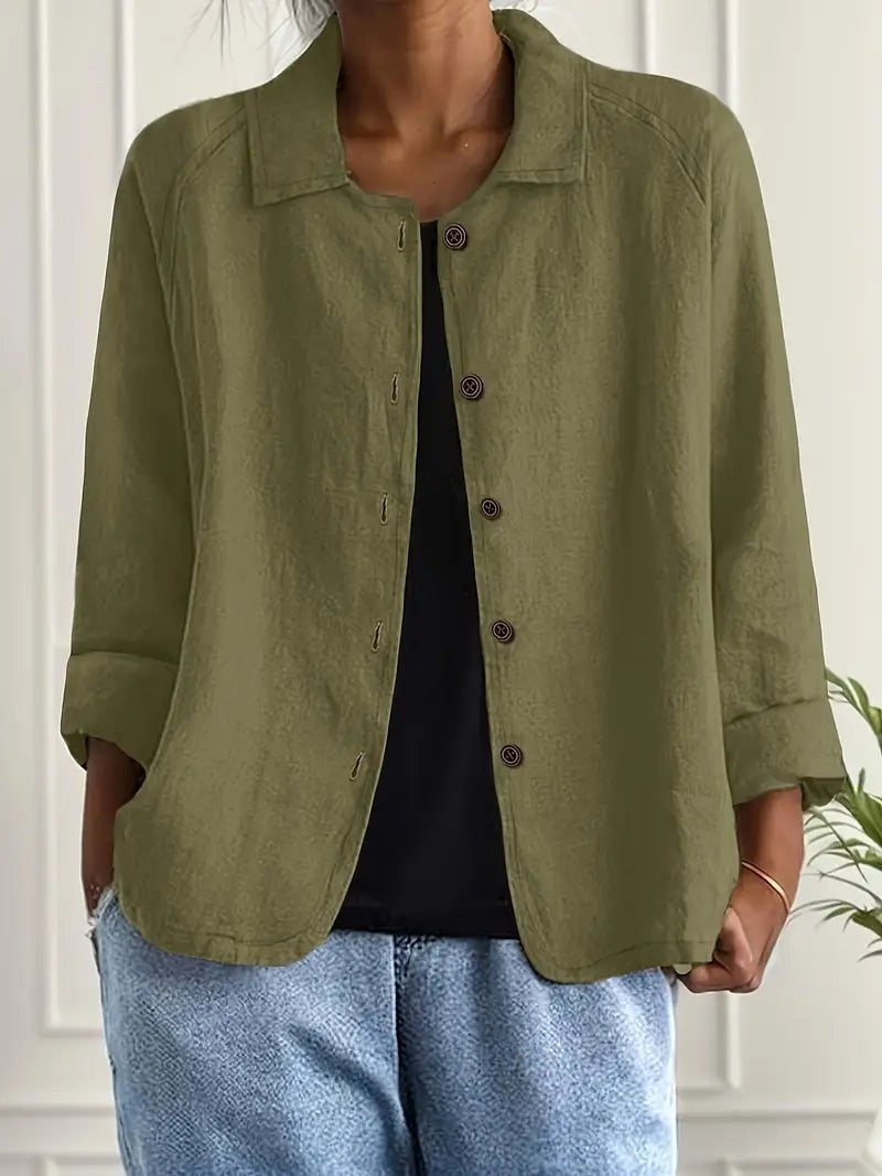 Denise | Retro Cotton Overshirt