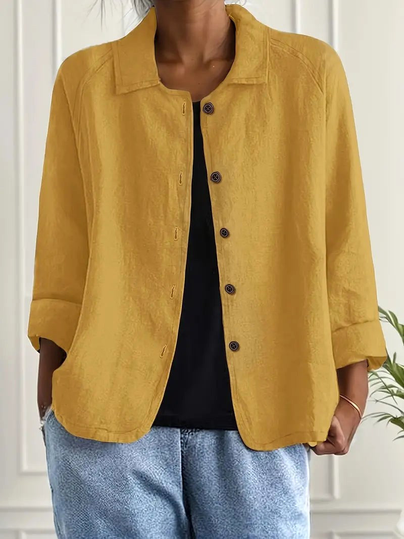 Denise | Retro Cotton Overshirt