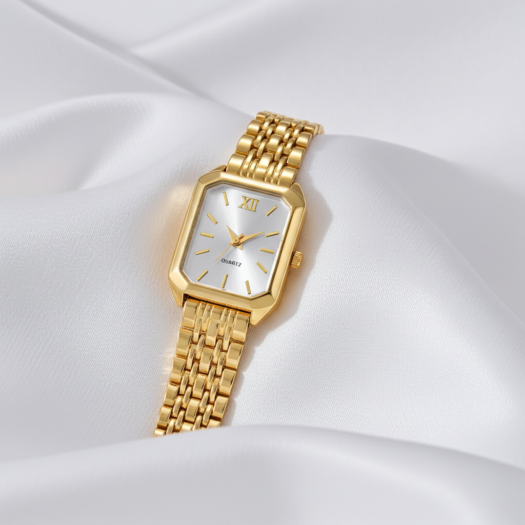 Alure Watch Gold/White