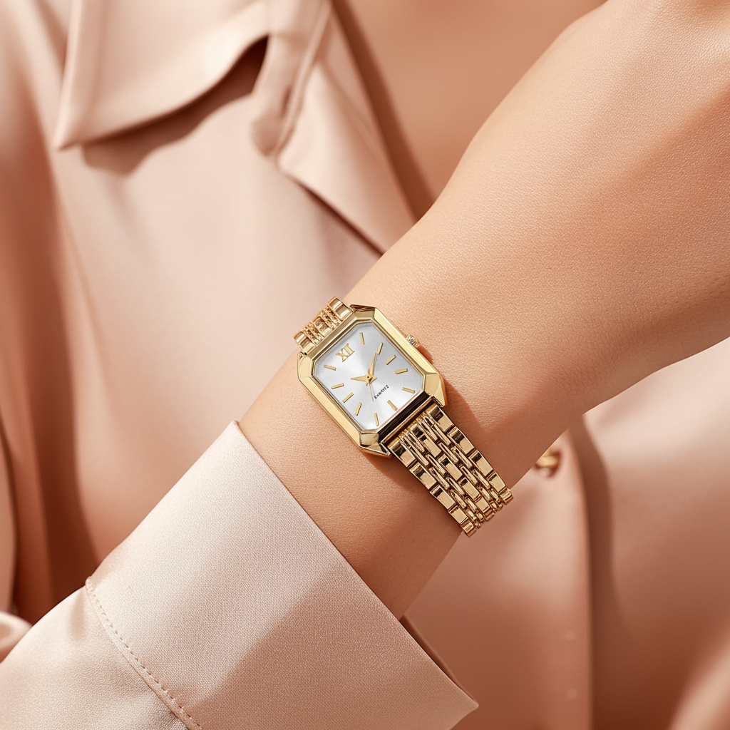 Alure Watch Gold/White