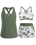 Mauren | Three-Piece Bikini & Cover-Up Set